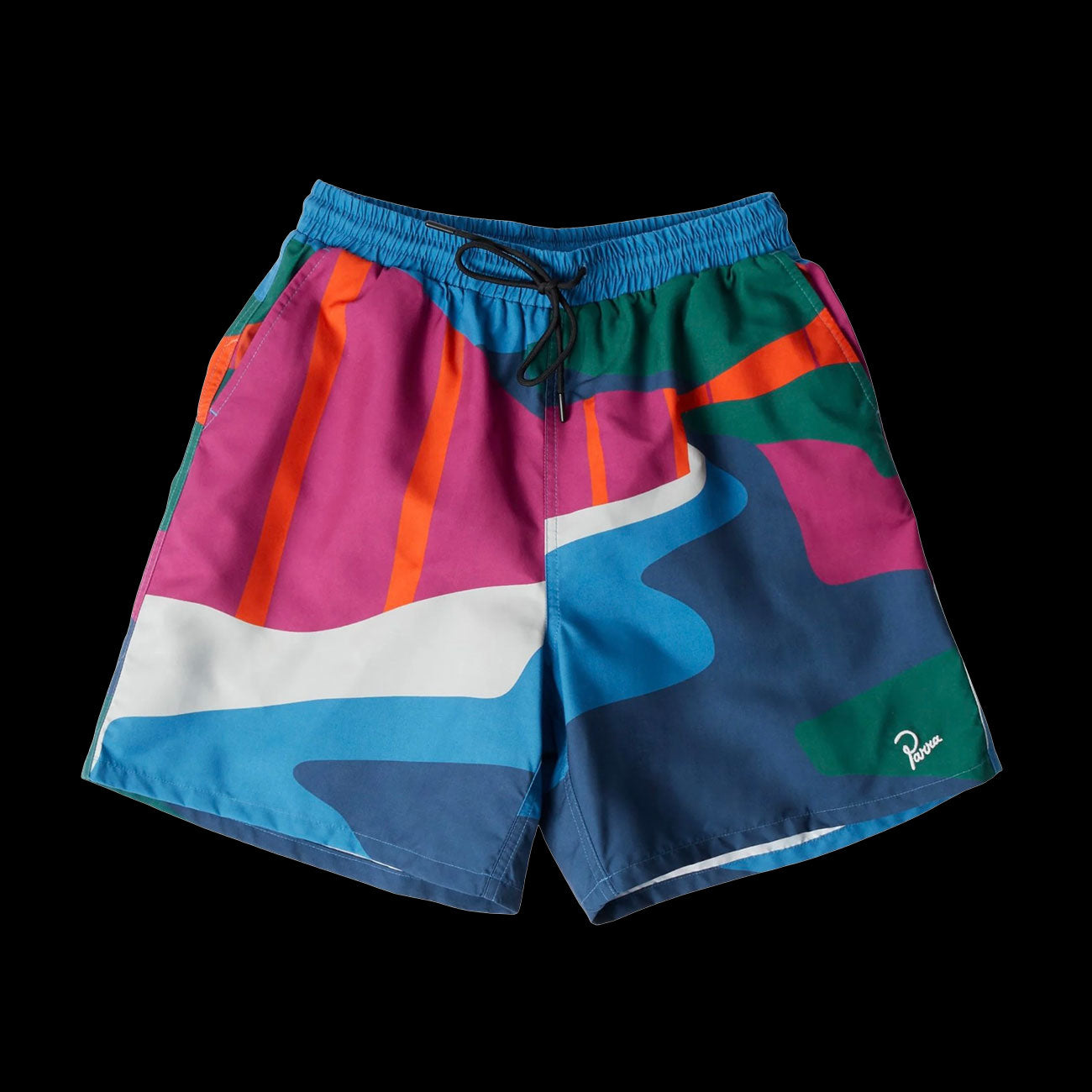 【XXL】by Parra STATIC FLIGHT SWIM SHORTS By Parra Static Flight Swimshorts Black | BSTN Store