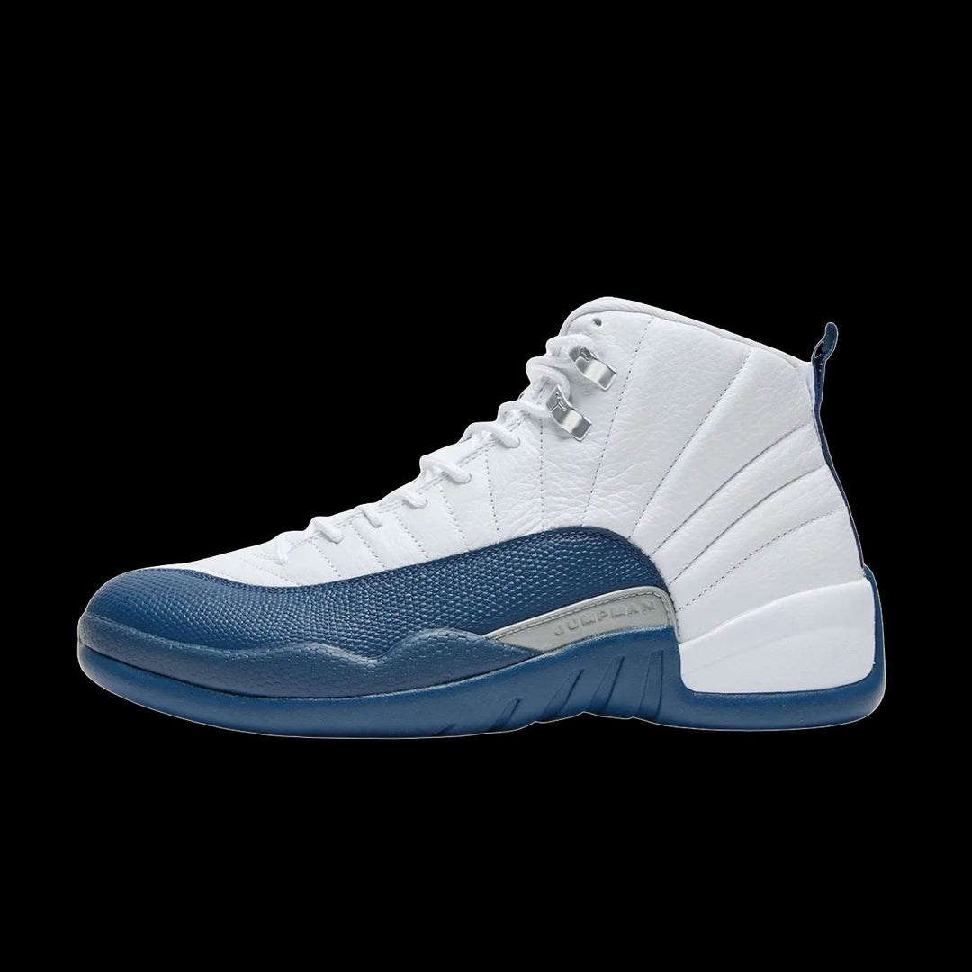 Air Jordan 12 Retro (White/French Blue-Metallic Silver)
