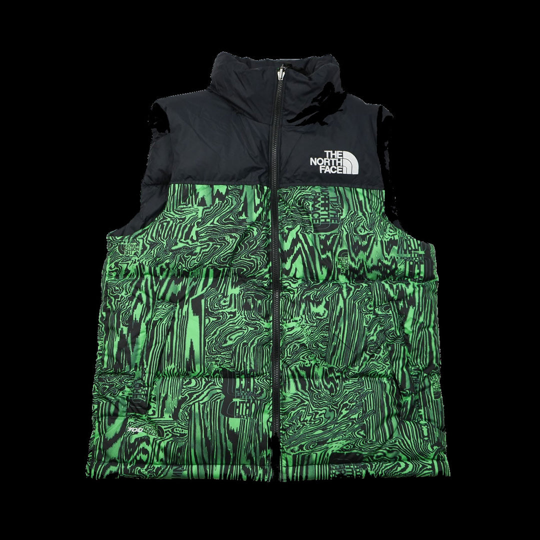 The North Face 96 Retro Nuptse Vest (Chlorophyll Green/Black)