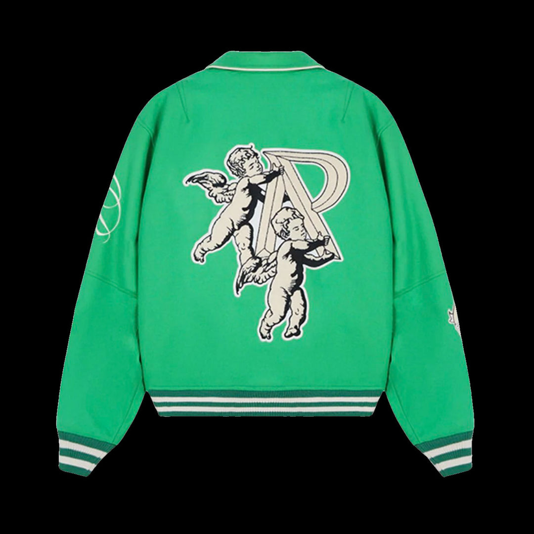 Represent Cherub Wool Varsity Jacket (Island Green)