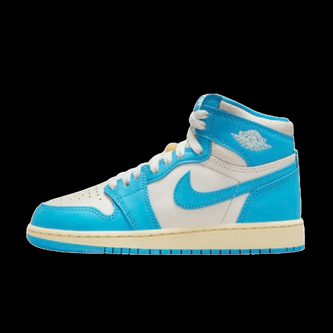 Air Jordan 1 High OG (GS) 'UNC Reimagined' (Dk Powder Blue/Dk Powder Blue-Sail)