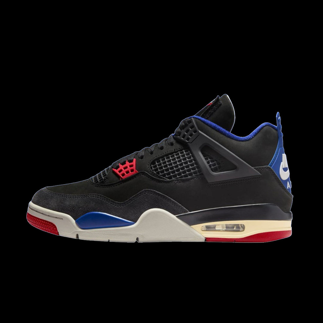 Air Jordan 4 Retro (Black/Fire Red-Deep Royal)