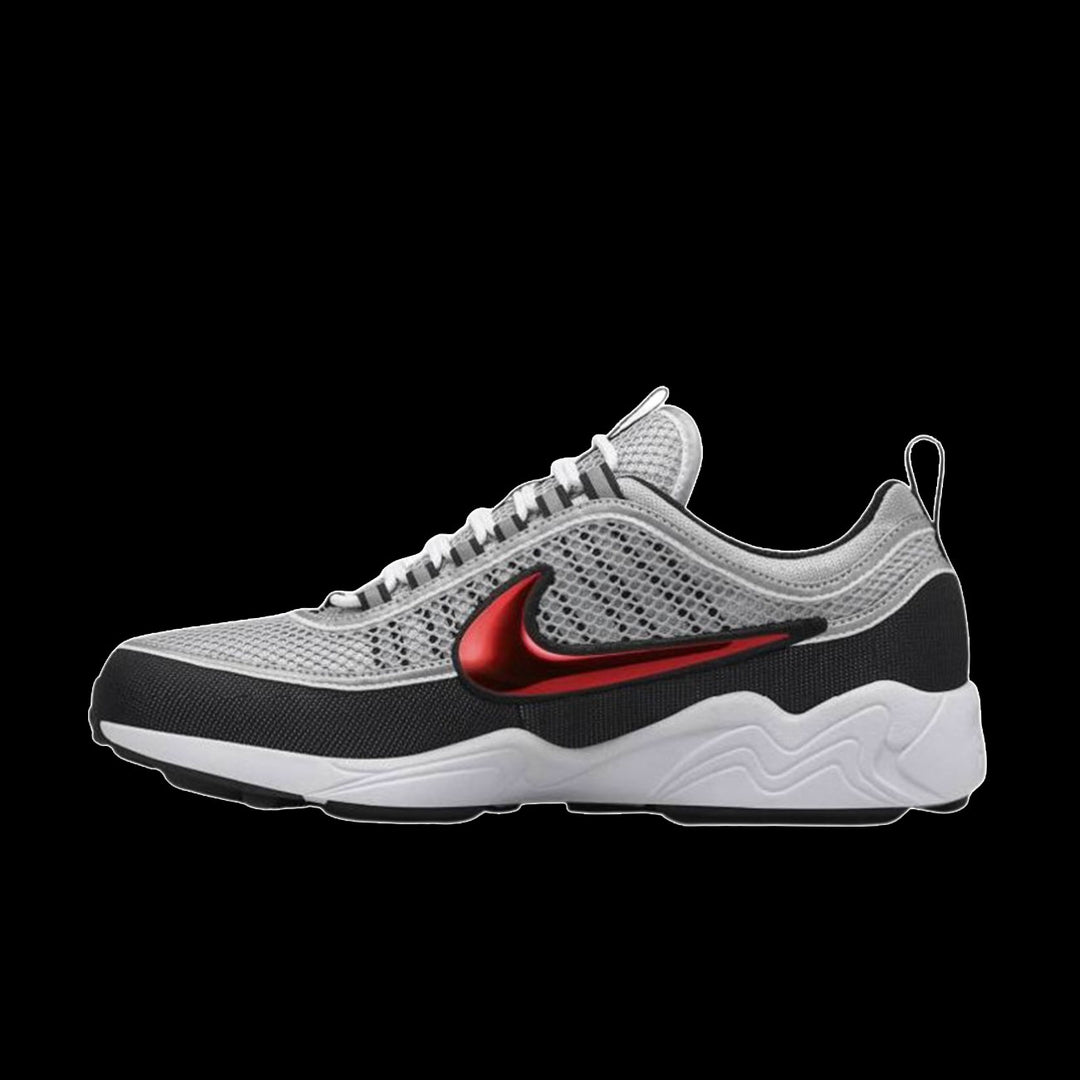 Nike Air Zoom Spiridon SP (Metallic Silver/Sport Red-Black-White)