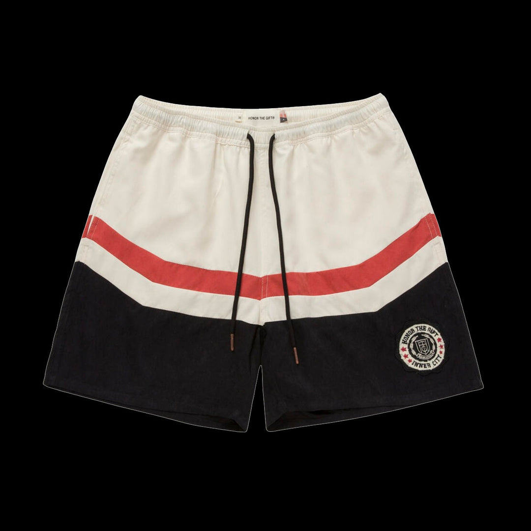 Honor The Gift Brushed Poly Track Shorts (Black)