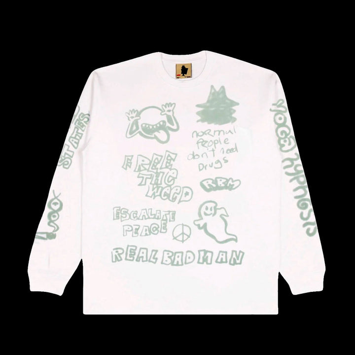 Real Bad Man Youth Party L/S (White)