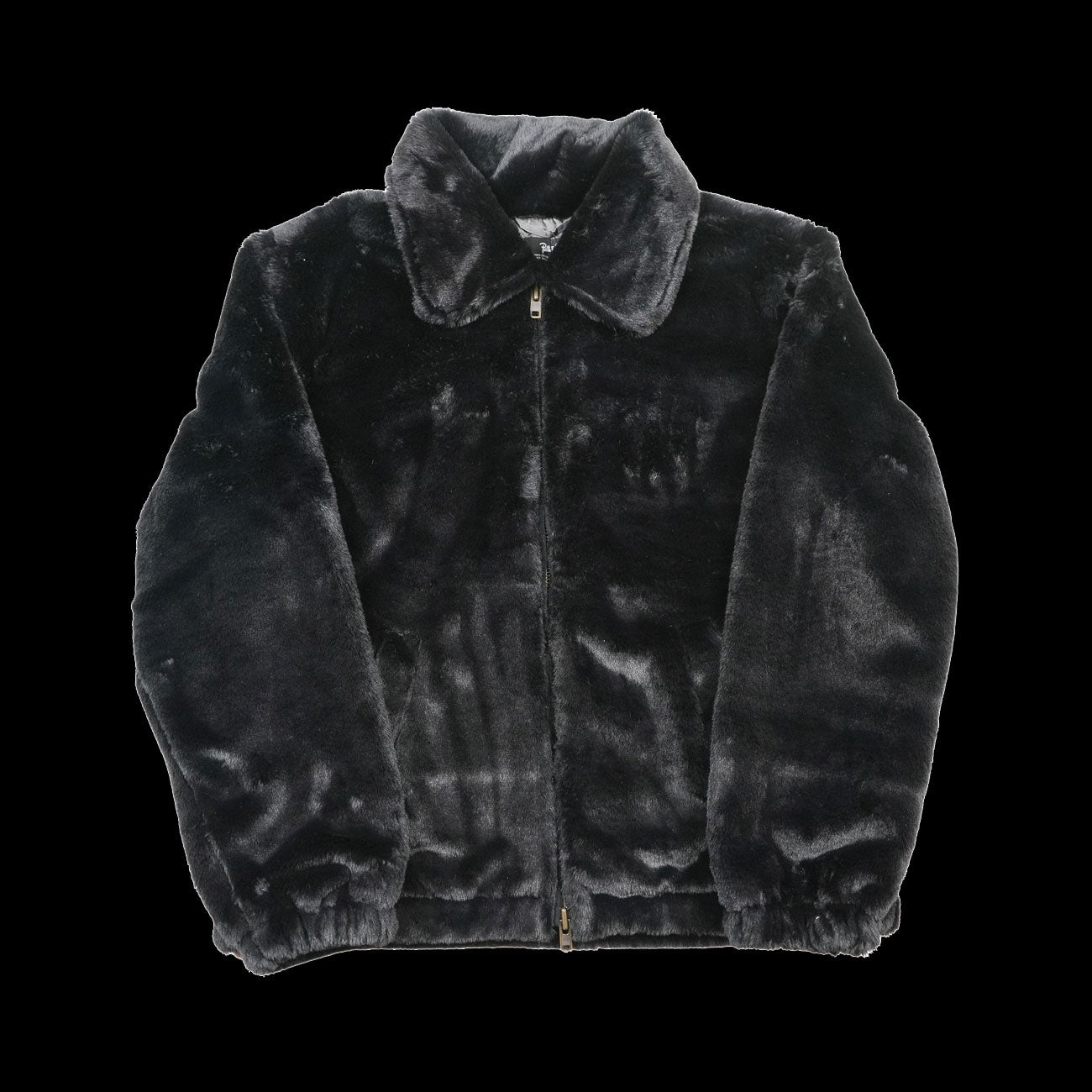 Patta Faux Fur Coach Jacket (Black)
