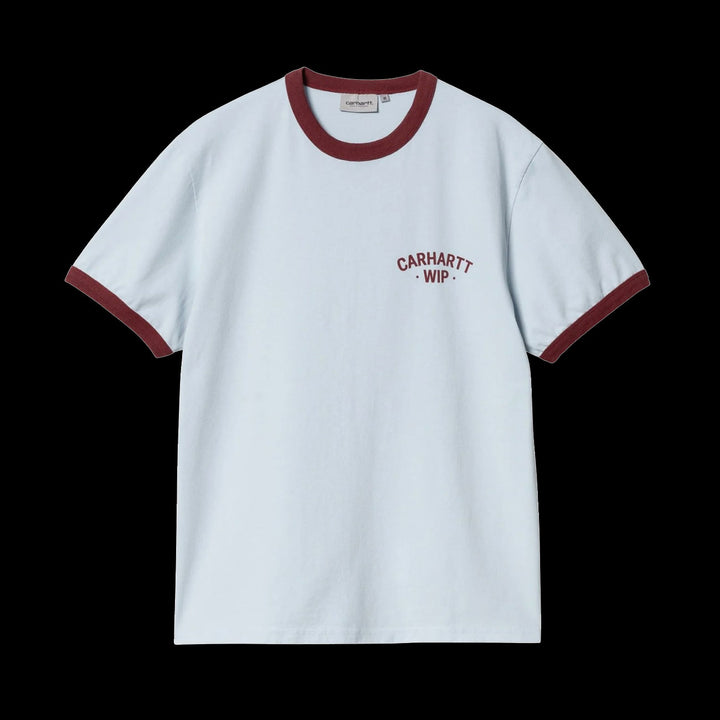 Carhartt WIP 89 Ringer T-Shirt (Air Sky/Mulberry)