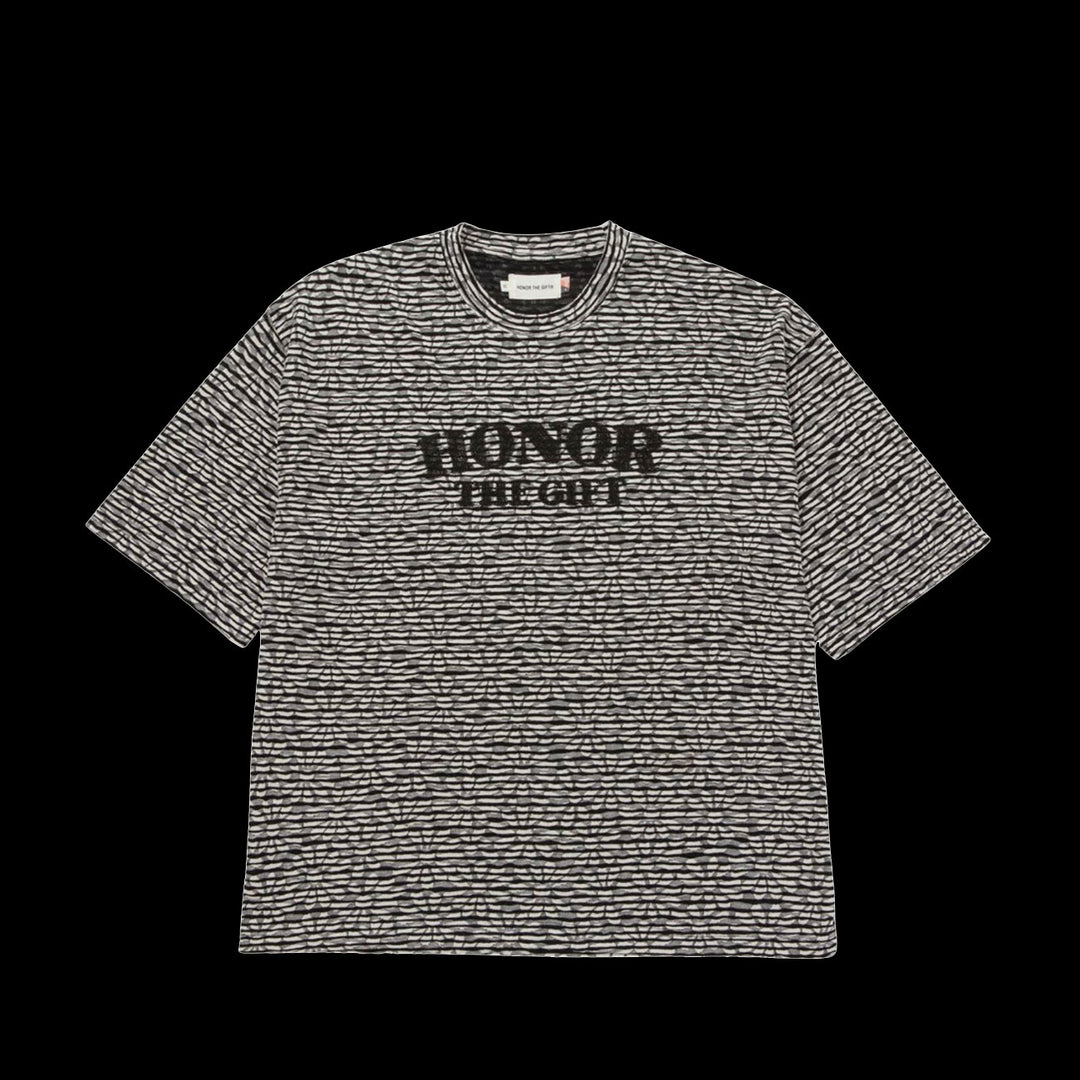 Honor The Gift Stripe Box T-Shirt (Bone)