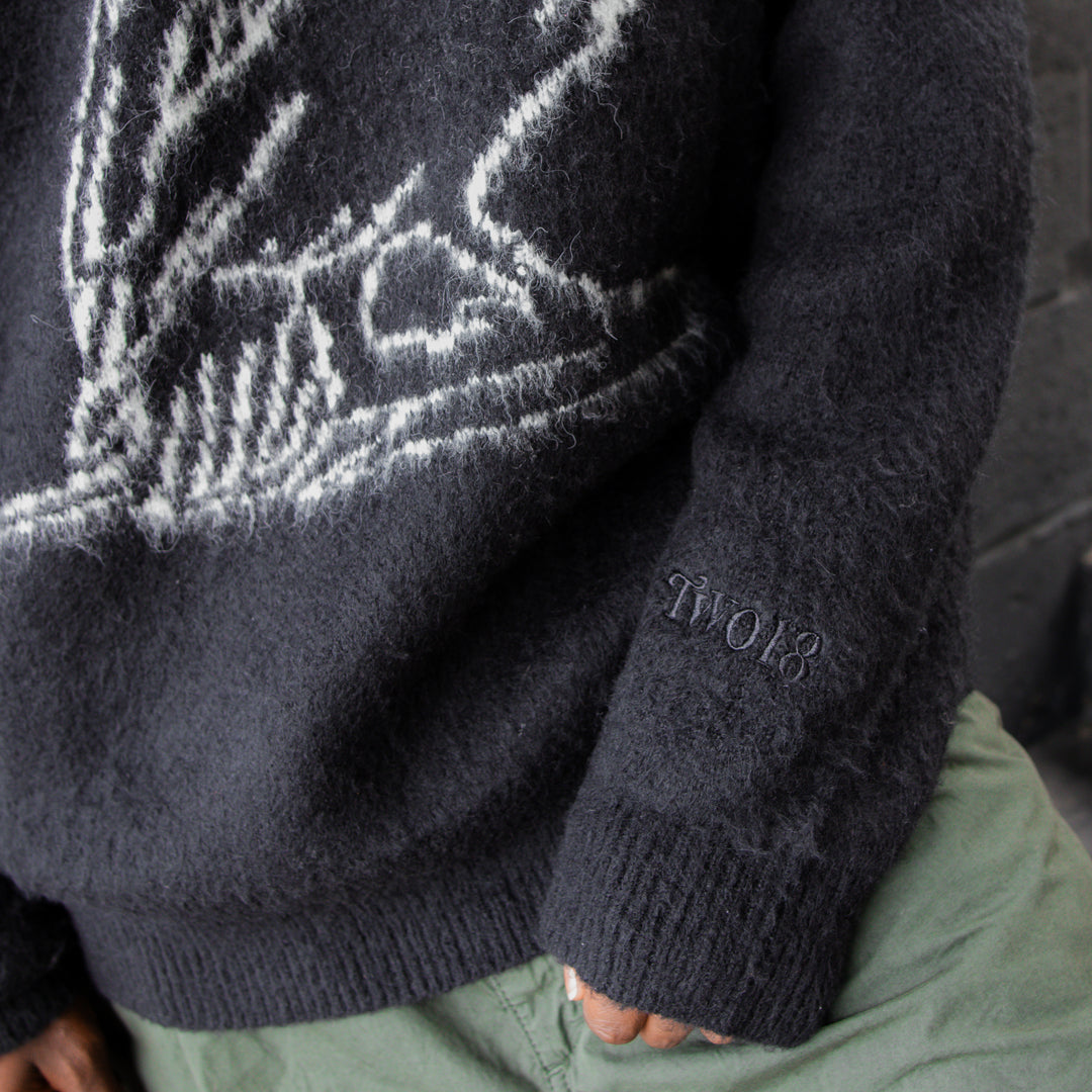 Two 18 Mohair Raven Sweater (Black)
