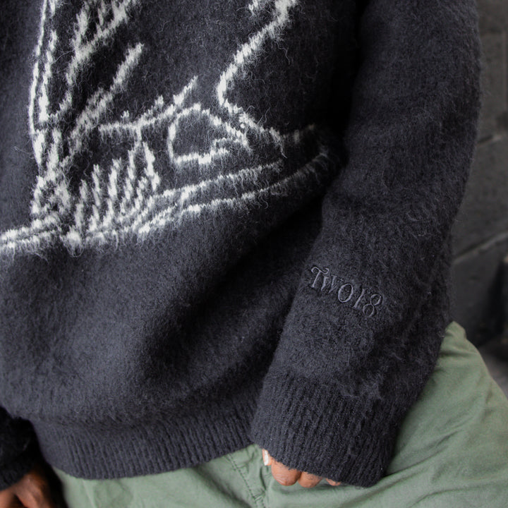 Two 18 Mohair Raven Sweater (Black)