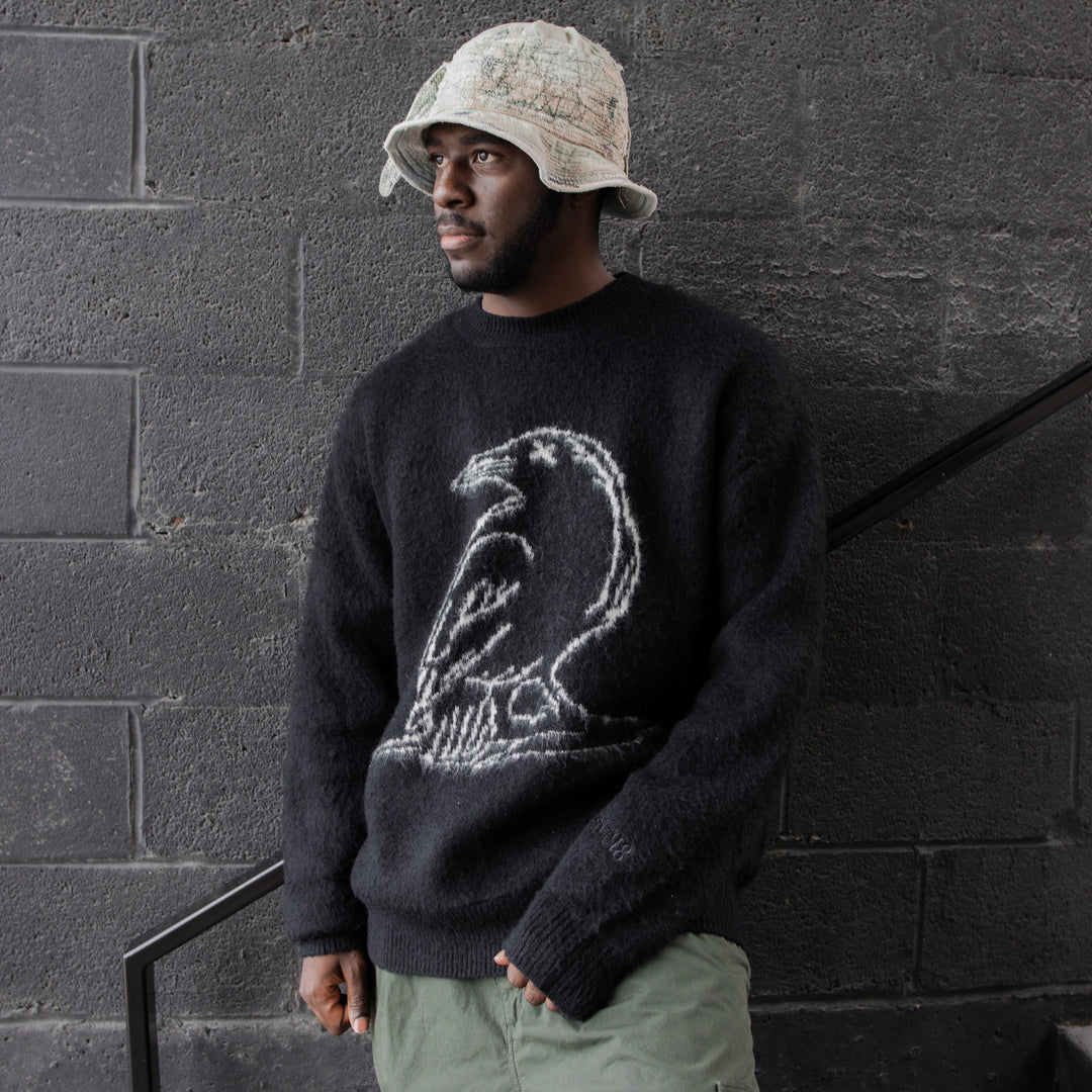 Two 18 Mohair Raven Sweater (Black)