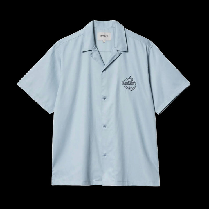 Carhartt WIP Ablaze Shirt (Misty Sky Blue/Black)