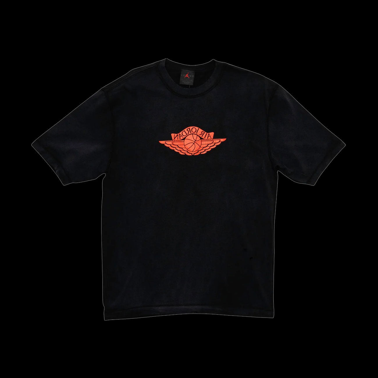 nike air black and red t shirt