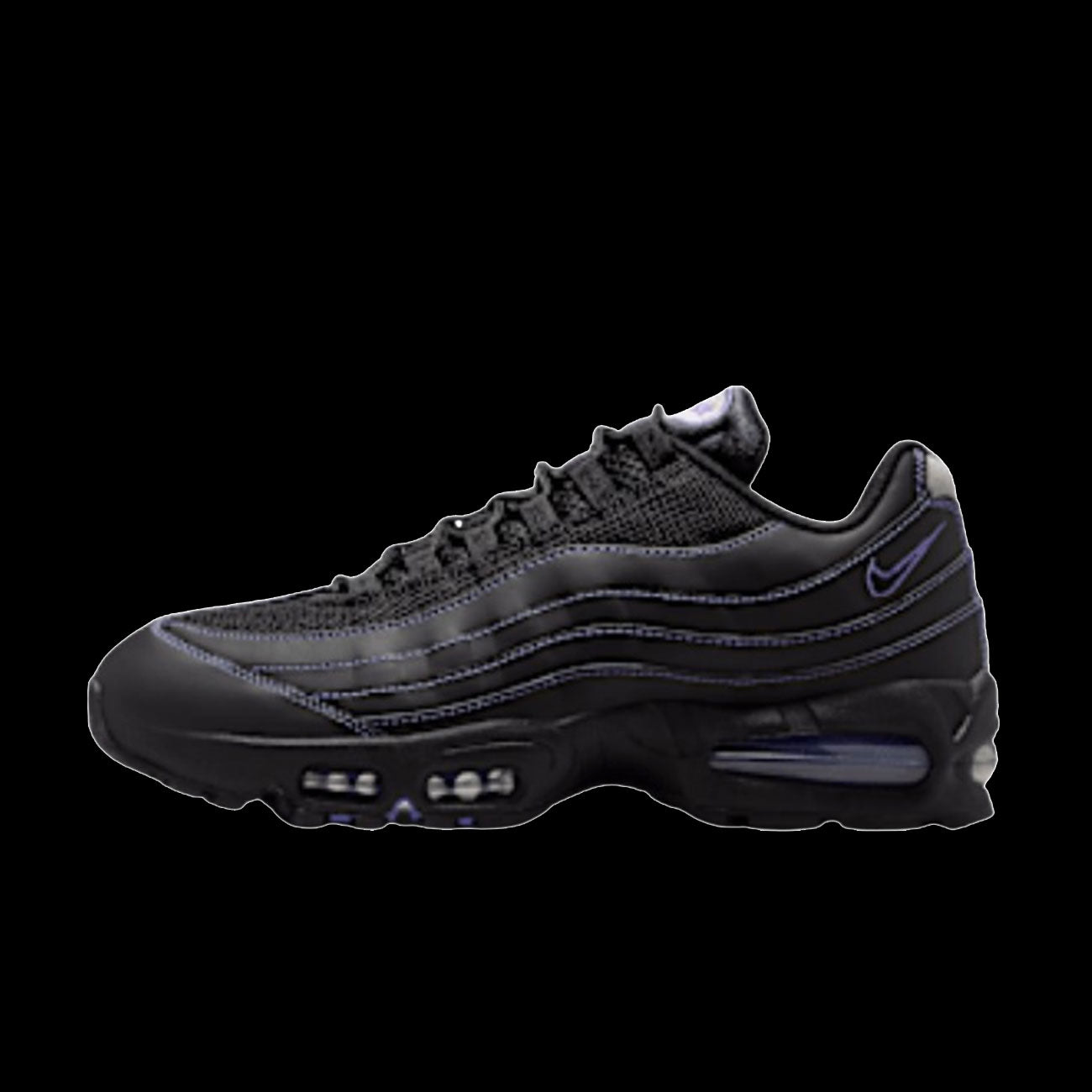Nike Air Max 95 OG (Black/Black-Persian Violet-Wolf Grey