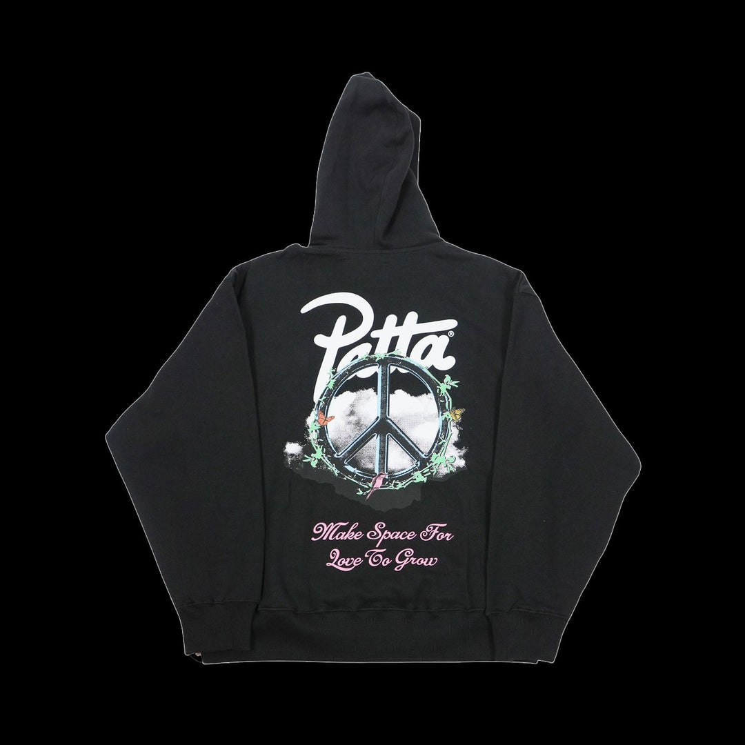 Patta Xerox Peace Boxy Sweatshirt (Black)