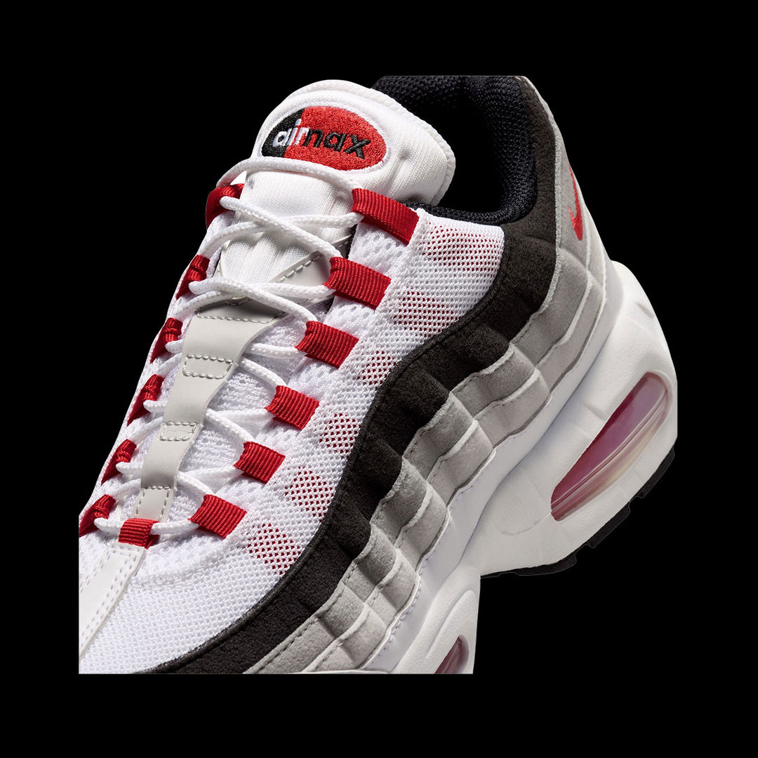 Nike Air Max 95 Big Bubble Premium (White/Comet Red-Neutral Grey-Medium Grey)