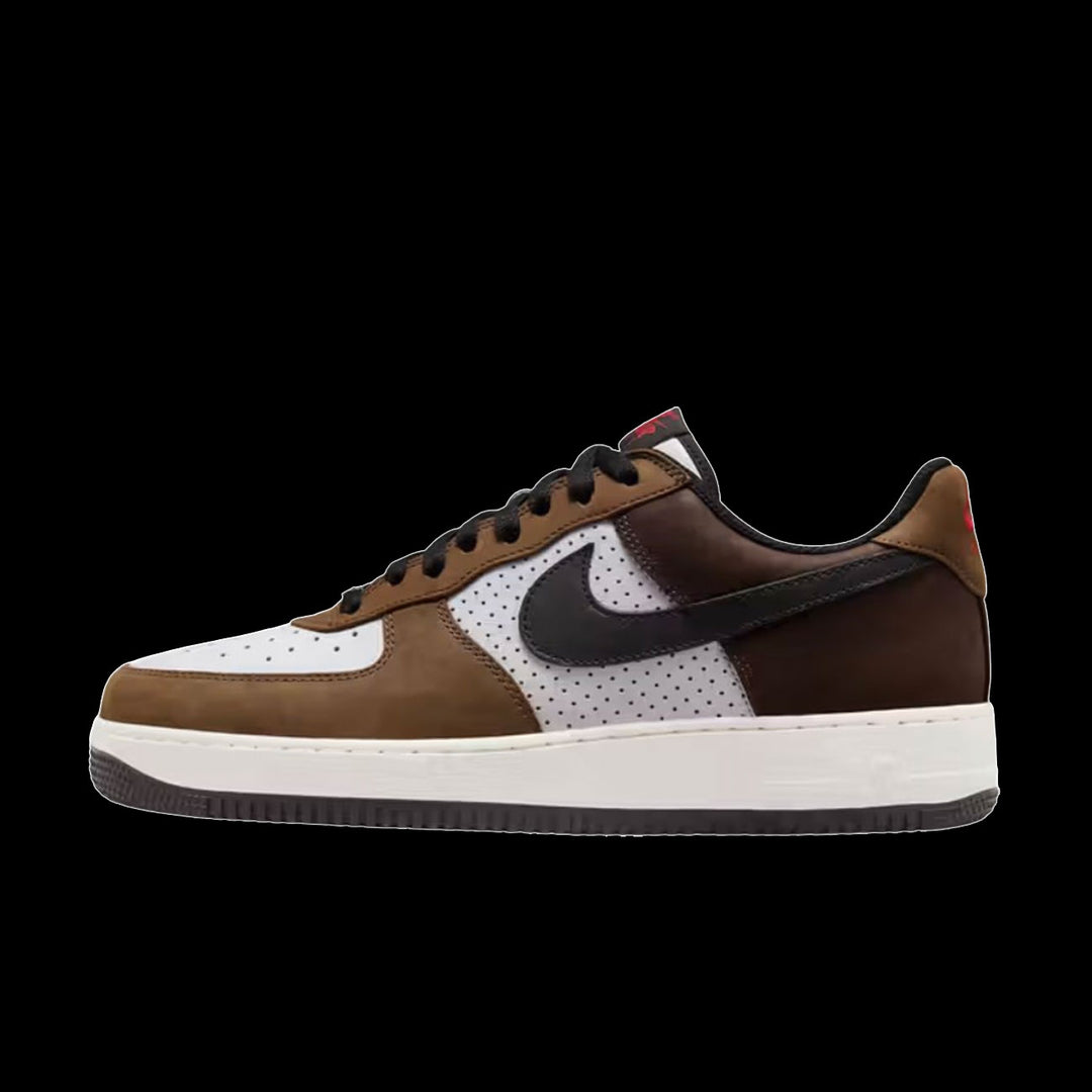 Nike Air Force 1 Low Retro (White/Black-Bison)