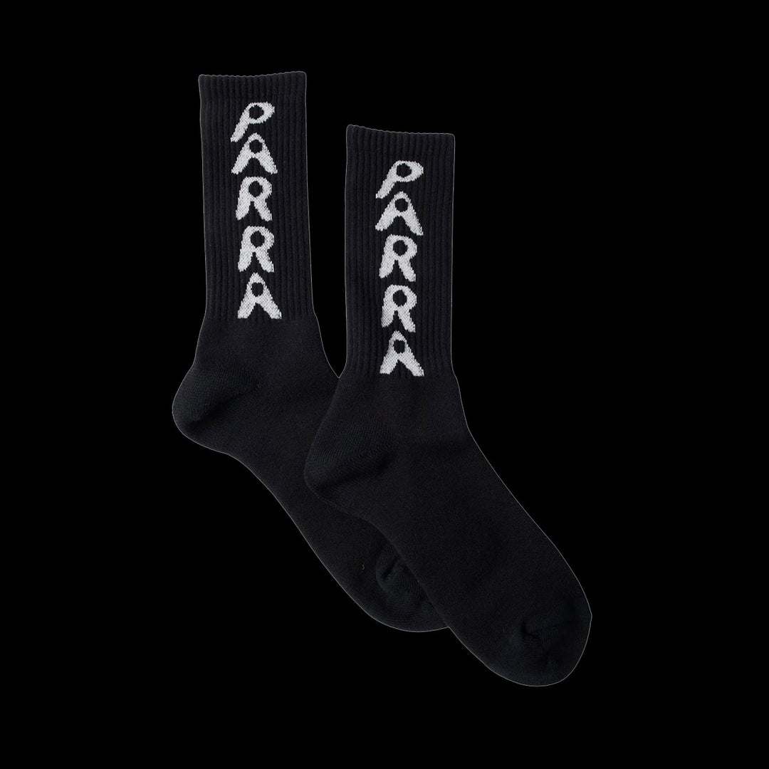 By Parra Hole Logo Socks (Black)