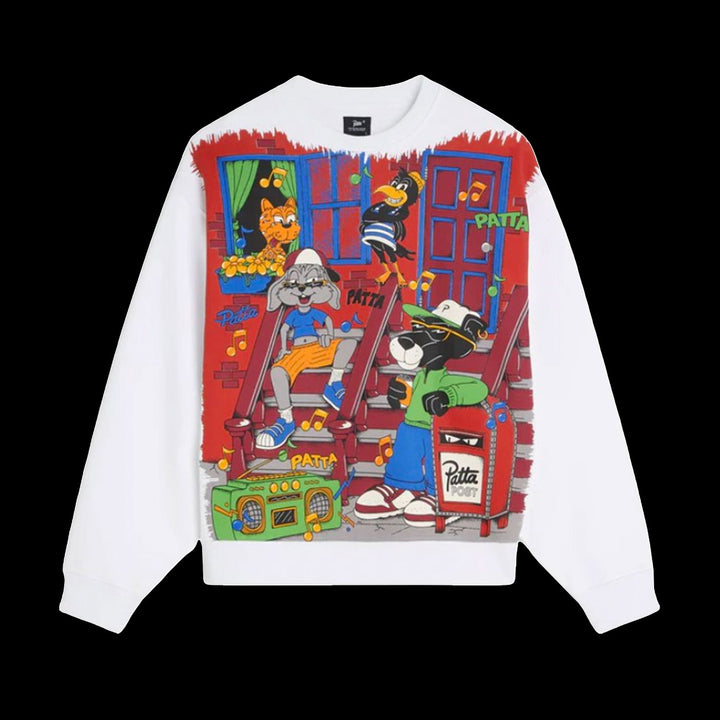 Patta Block Party Crewneck (Light Grey)