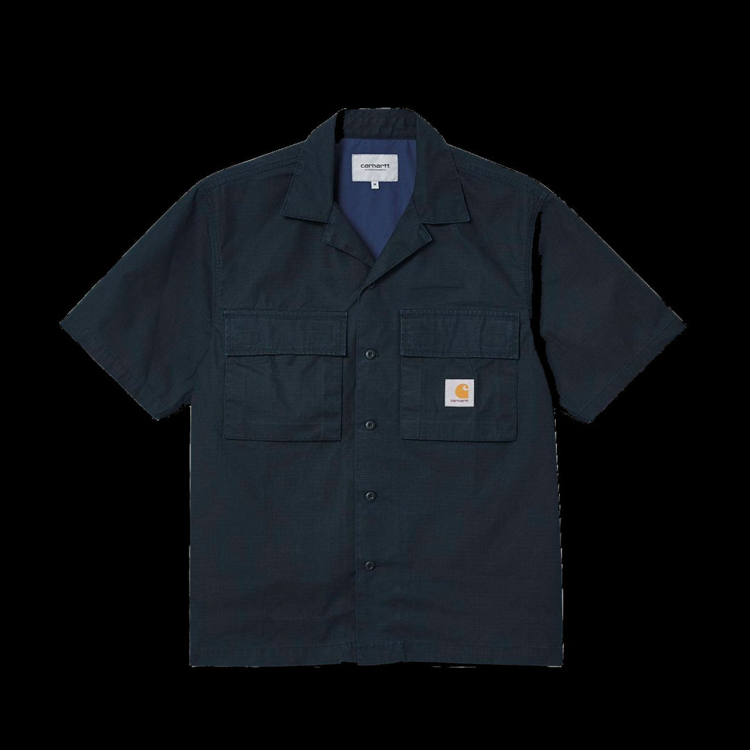 Carhartt WIP Wynton Shirt (Black/Amalfi Stone Wash)
