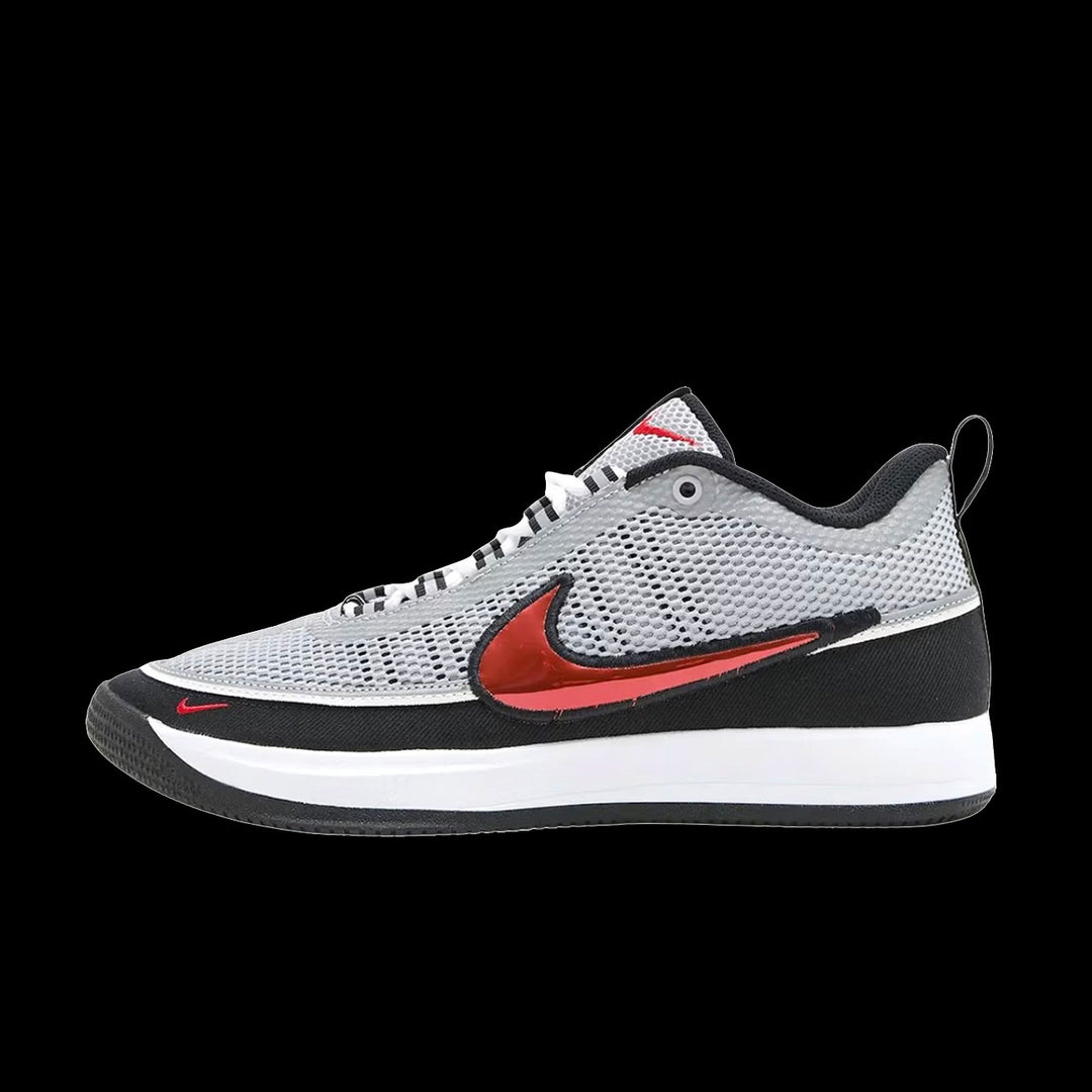 Nike Book 2 "Spiridon" (Metallic Silver/Sport Red-Black-White)