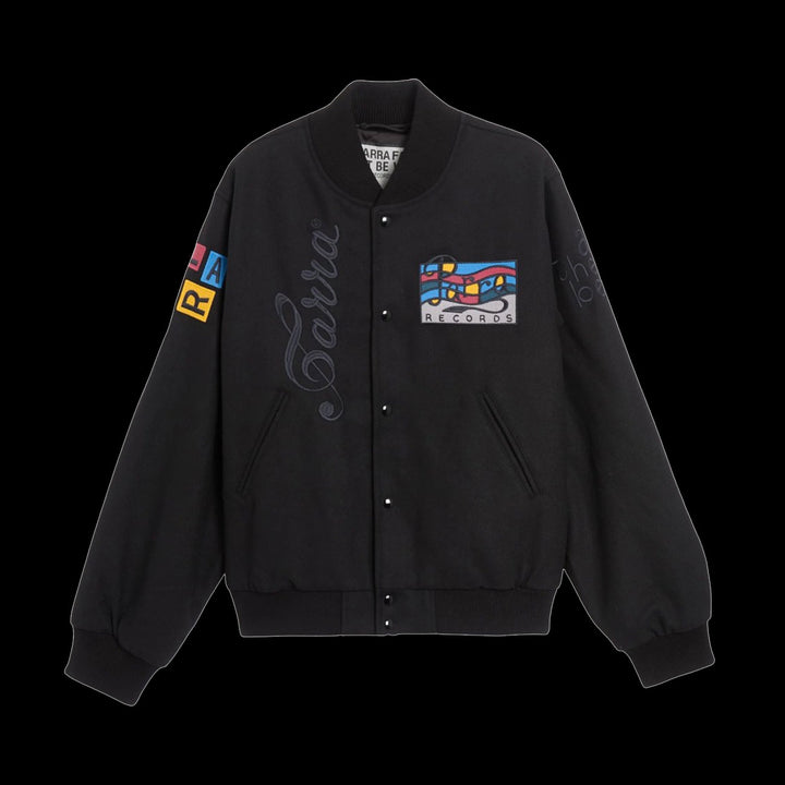 By Parra All The Best Varsity Jacket (Black)