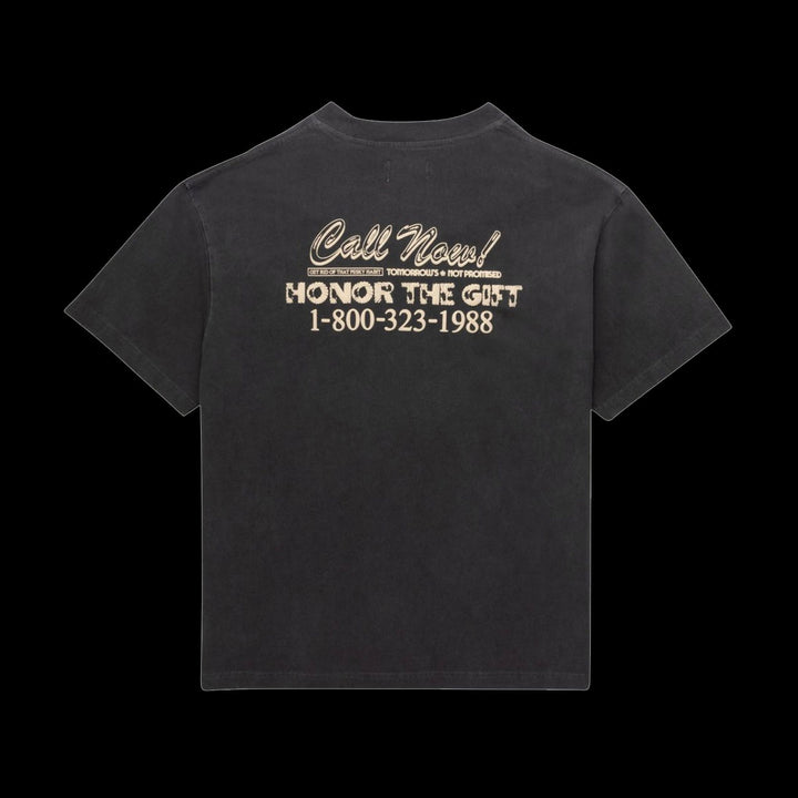 Honor The Gift Procrastination Hotline T-Shirt (Black)