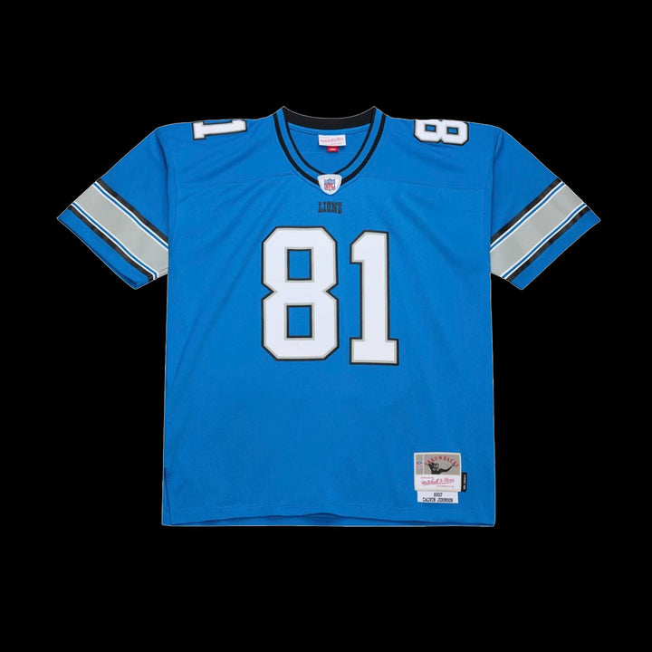 Mitchell &amp; Ness NFL Dark Jersey Detroit Lions 2007 Calvin Johnson (Dark Blue)