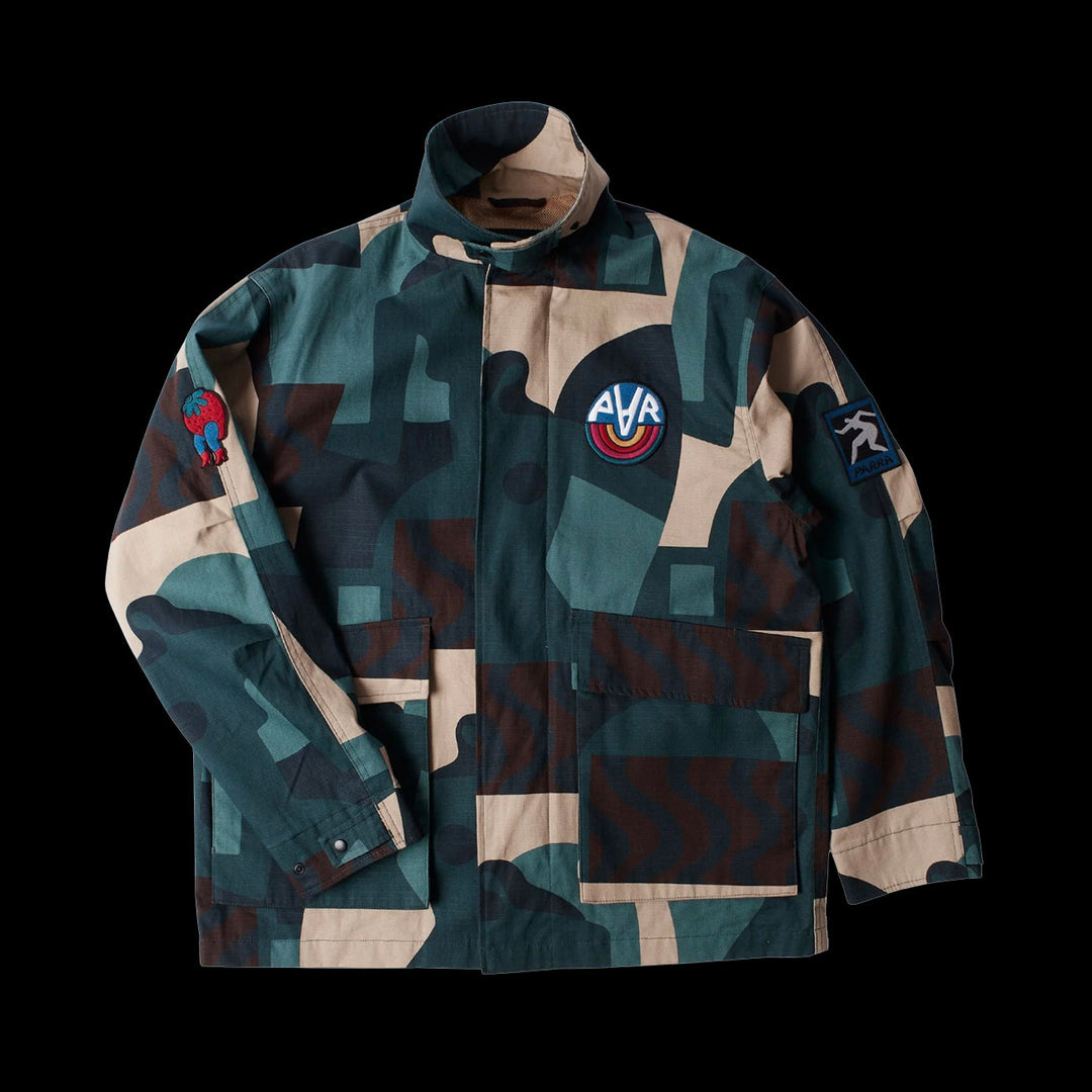 By Parra Distorted Camo Jacket (Green)