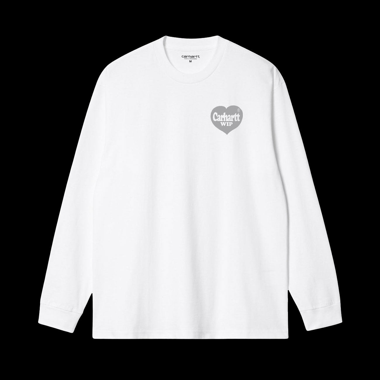 Carhartt WIP Spree Long Sleeve T-Shirt (White/Grey)