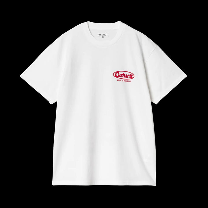 Carhartt Wip Logo T-Shirt (White)