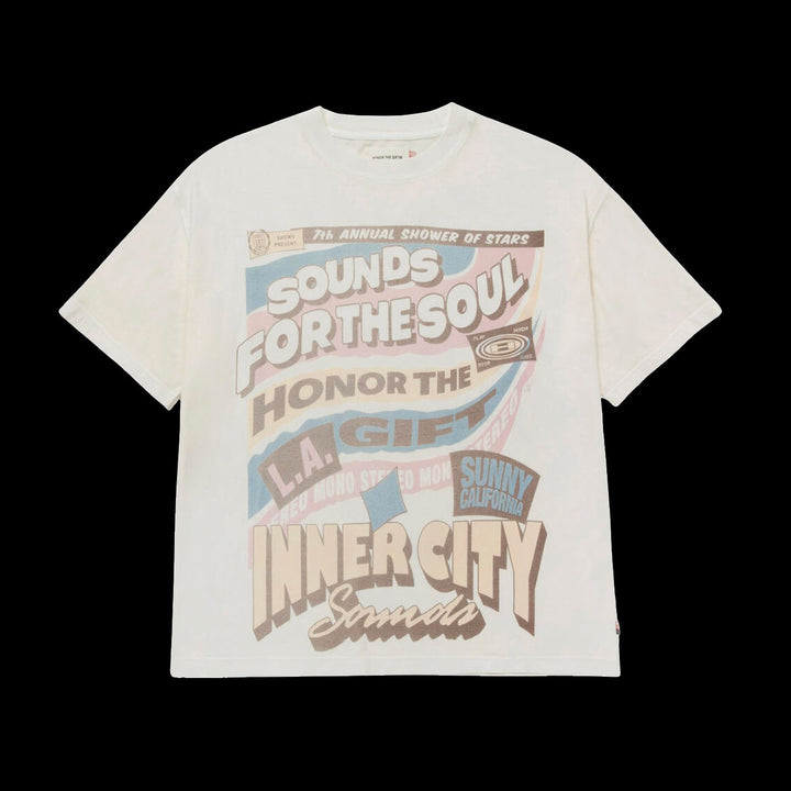 Honor The Gift Sounds of The Soul T-Shirt (Cream)