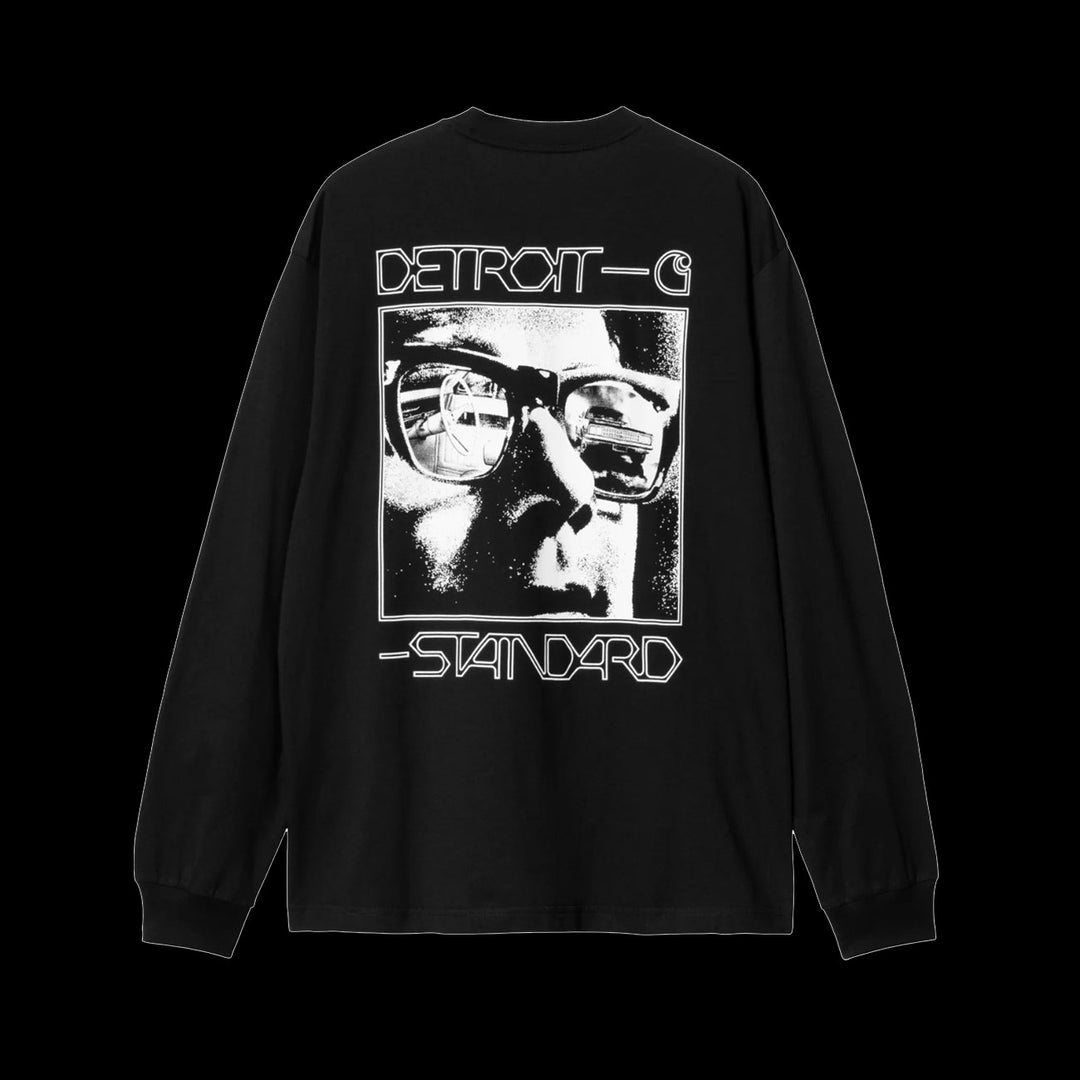 Carhartt Detroit Standard L/S T-Shirt (Black/White)