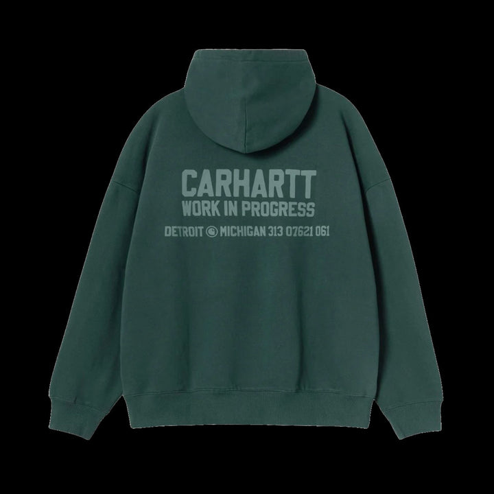 Carhartt WIP Distance Hoodie (Dark Fir Stone Dyed)