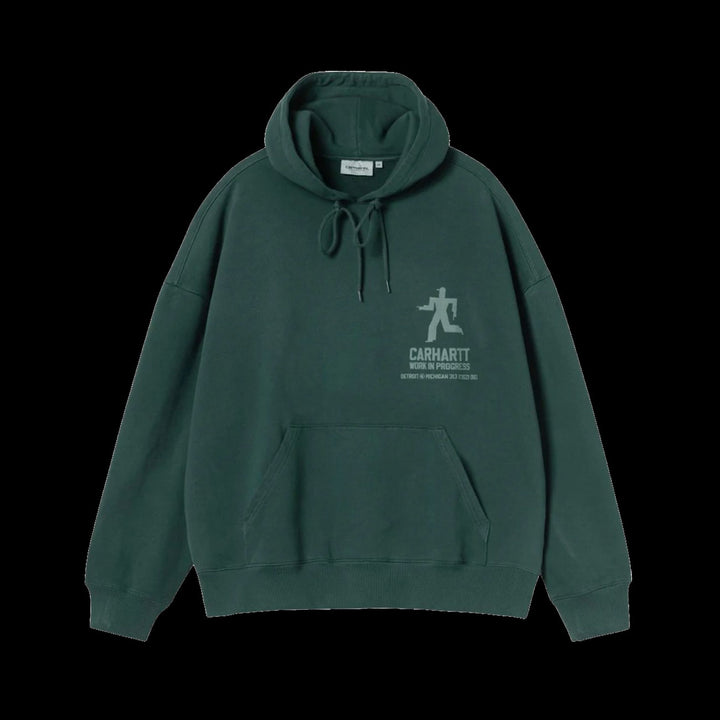 Carhartt WIP Distance Hoodie (Dark Fir Stone Dyed)