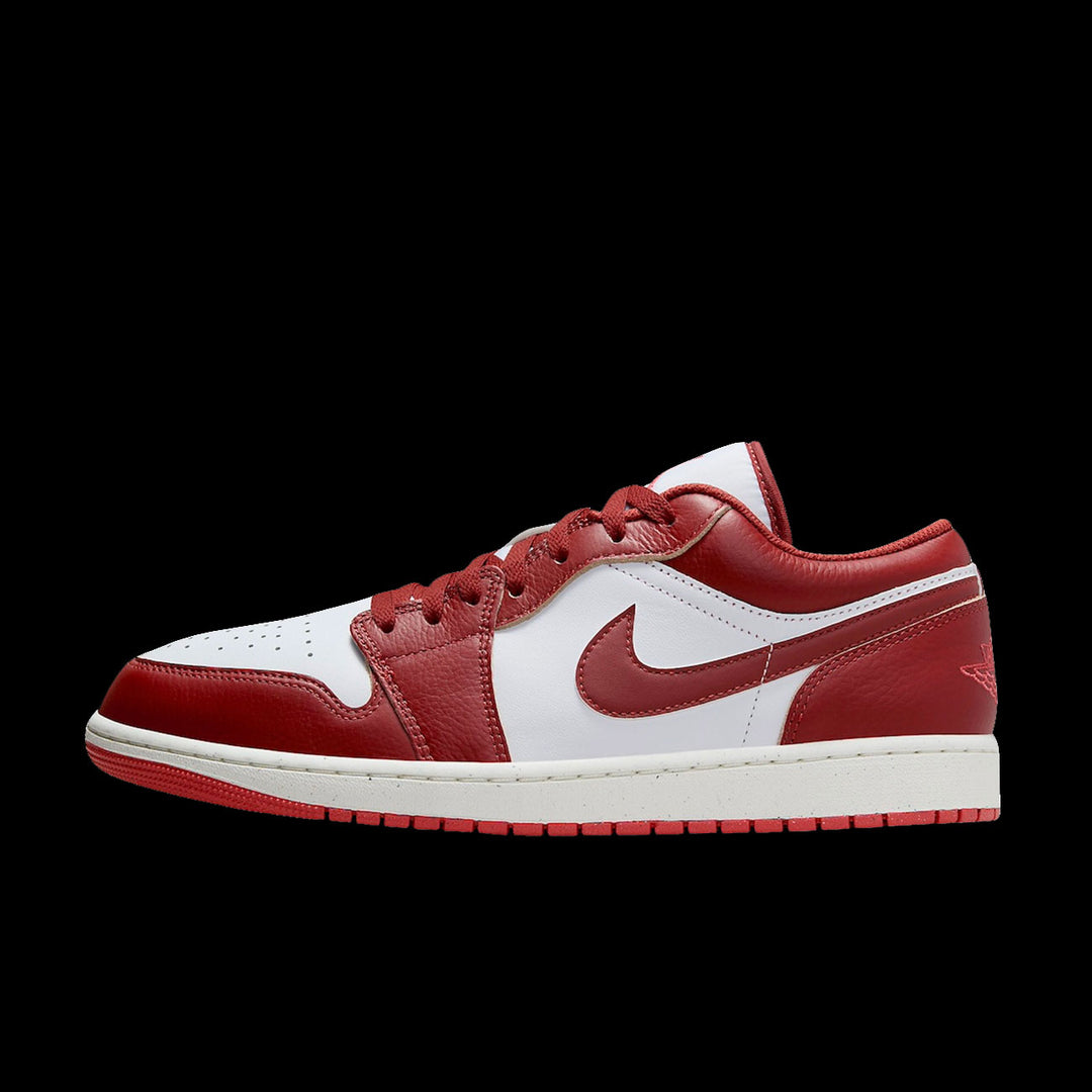 Air Jordan 1 Low SE (White/Dune Red-Lobster-Sail)