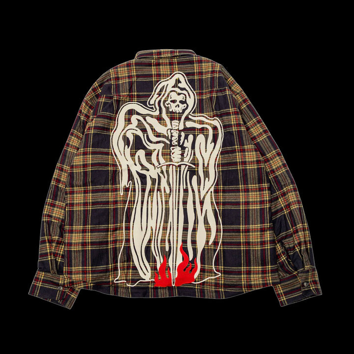 Warren Lotas Sherpa Lined Flannel (Blue/Multi Color)