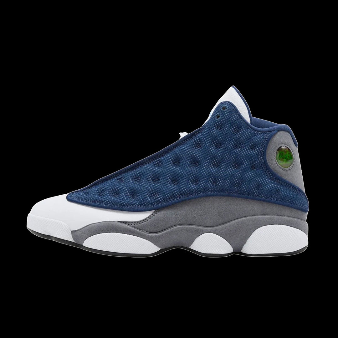 Air Jordan 13 Retro "Flint" (Navy/University Blue-Flint Grey-White)