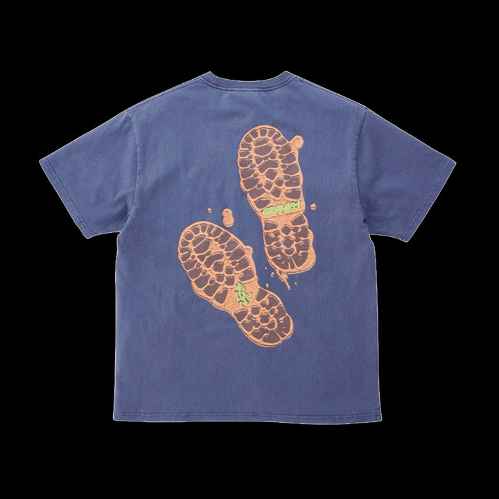 Gramicci Footprints Tee (Navy Pigment)