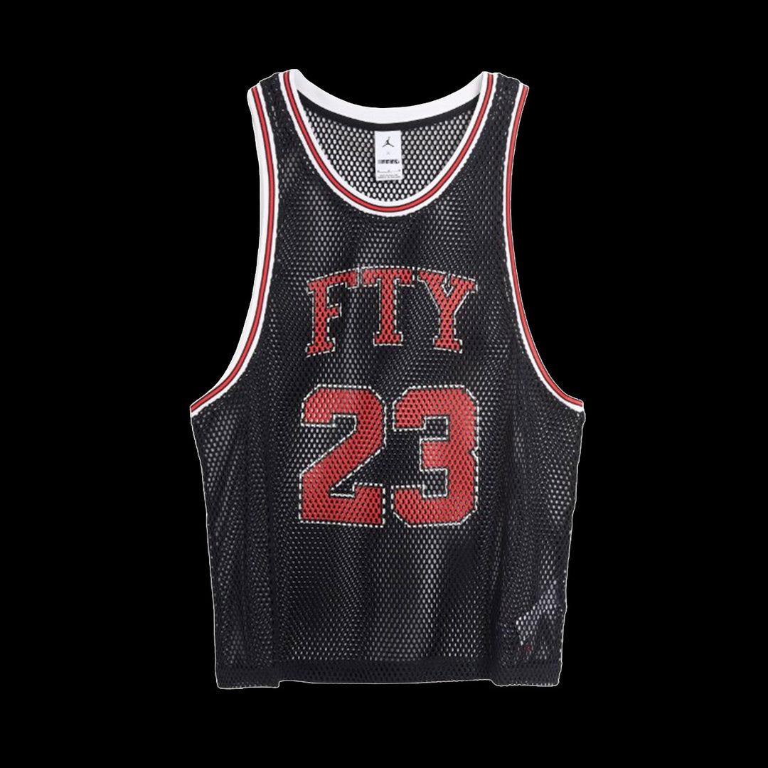 Air Jordan x FTY Basketball Jersey (Blac/Lt Crimson)