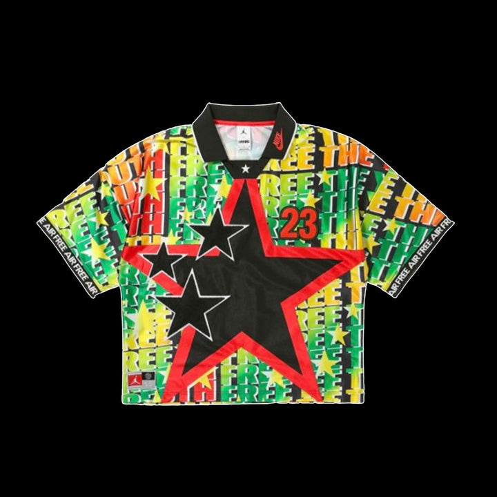 Air Jordan x FTY Football Jersey (White/Black)