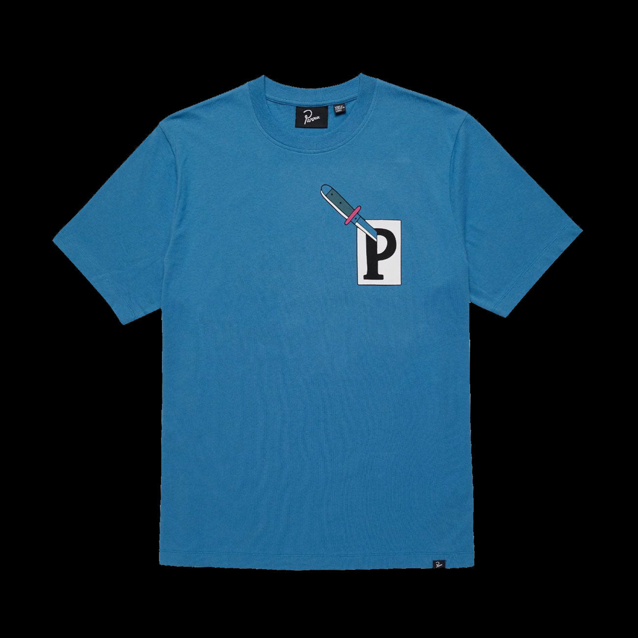 By Parra Fucking Fork T-shirt (Slate Blue)