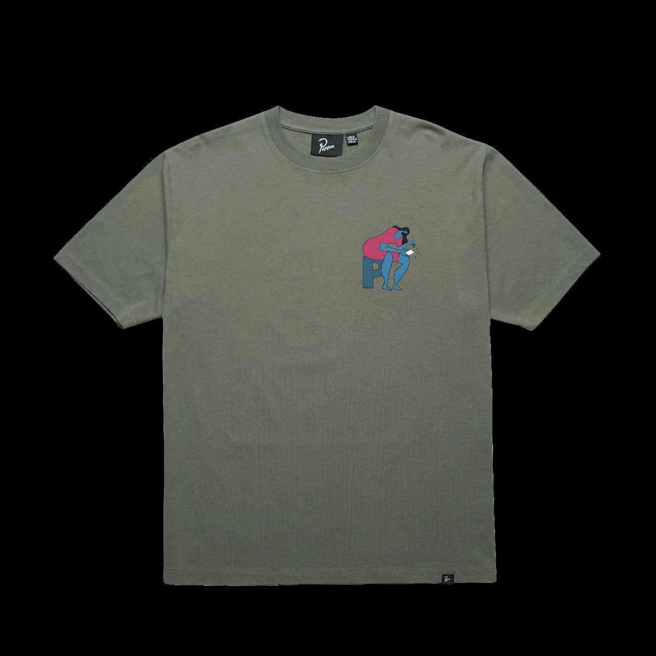 By Parra Insecure T-Shirt (Greyish Green)