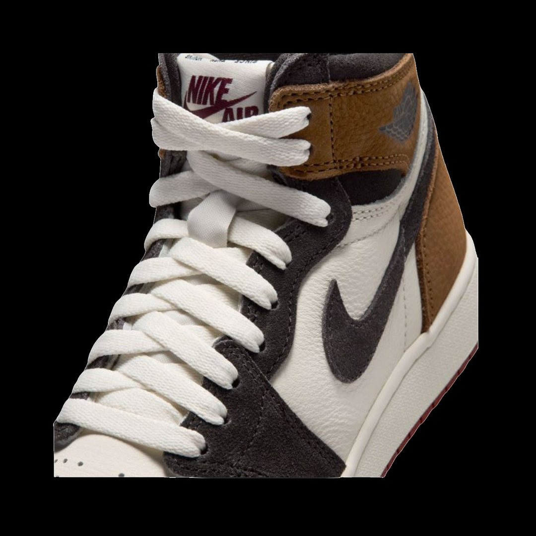 Air Jordan 1 High OG "Love Letter" (GS)(Shadow Brown/Team Red-Lt British Tan)