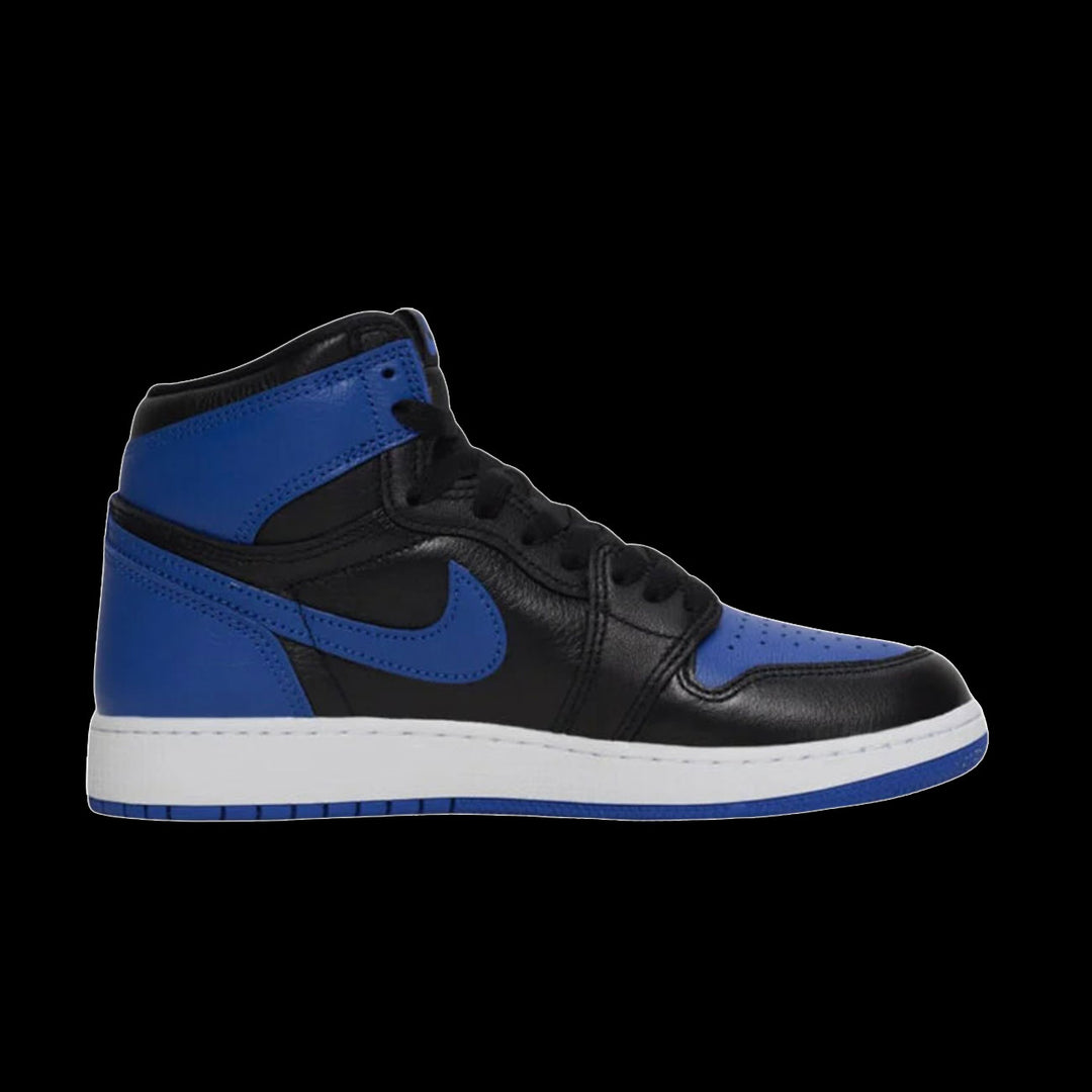 Air Jordan 1 High OG "Royal" (GS)(Black-Game Royal Blue)