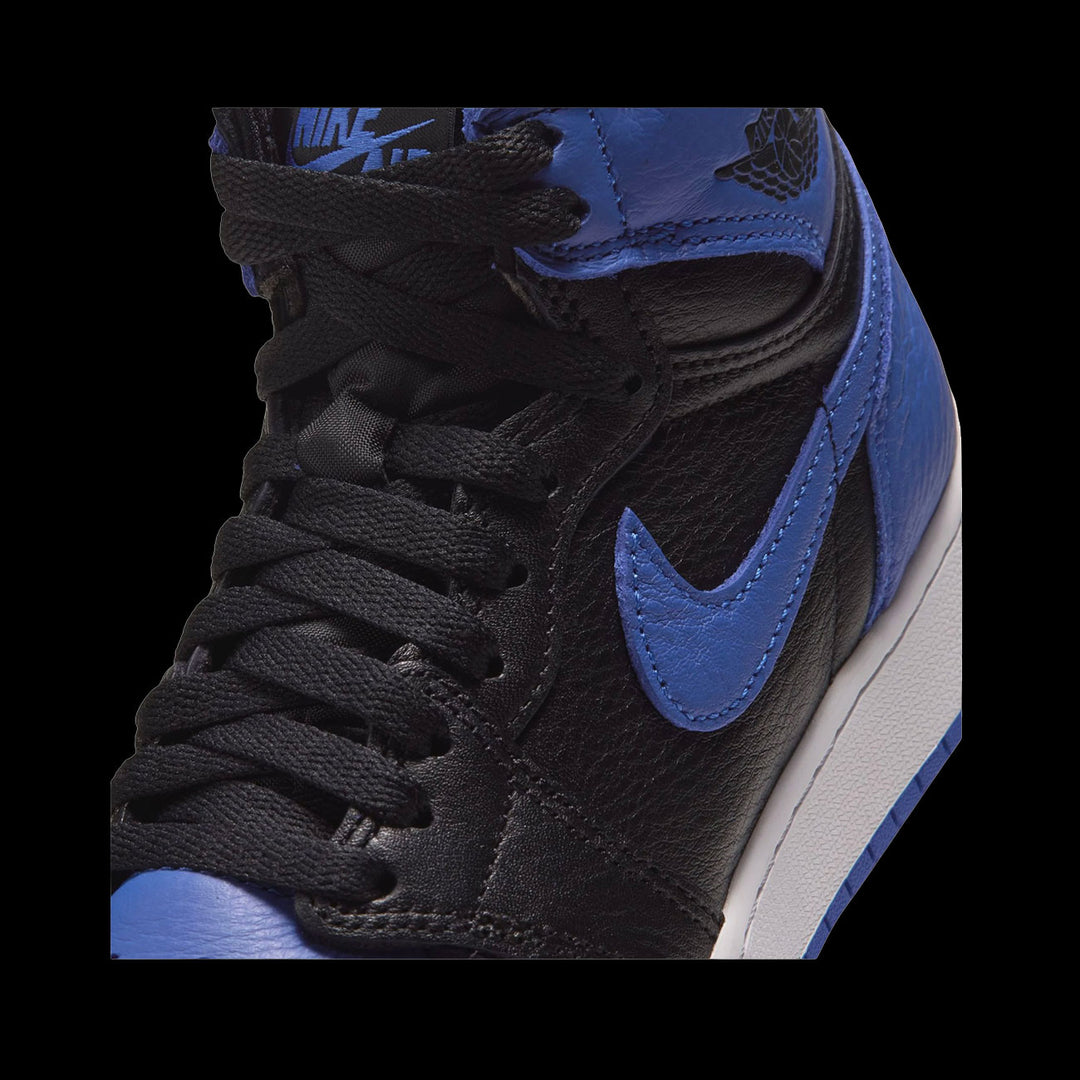 Air Jordan 1 High OG "Royal" (GS)(Black-Game Royal Blue)