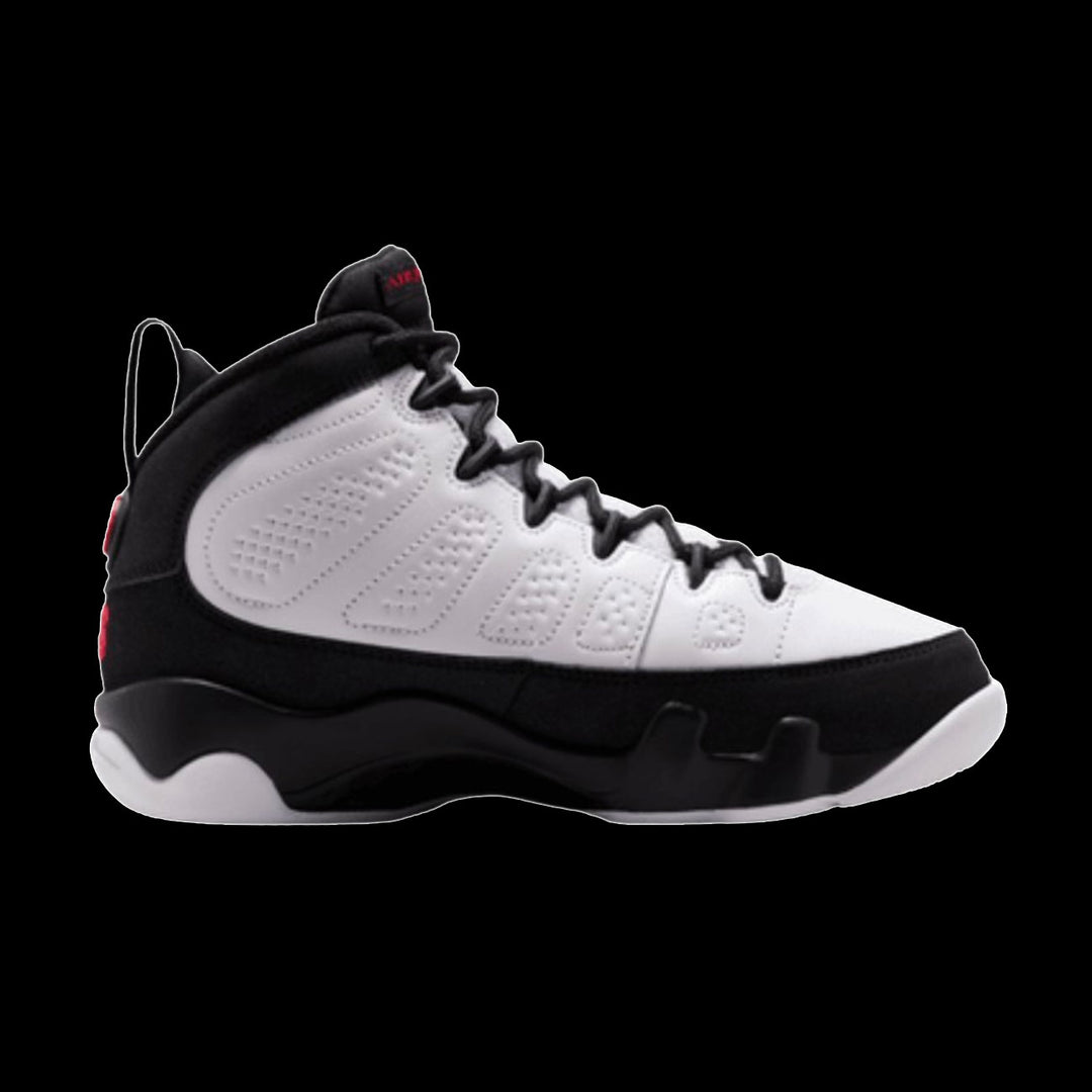 Air Jordan 9 Retro (GS)(White/True Red-Black)