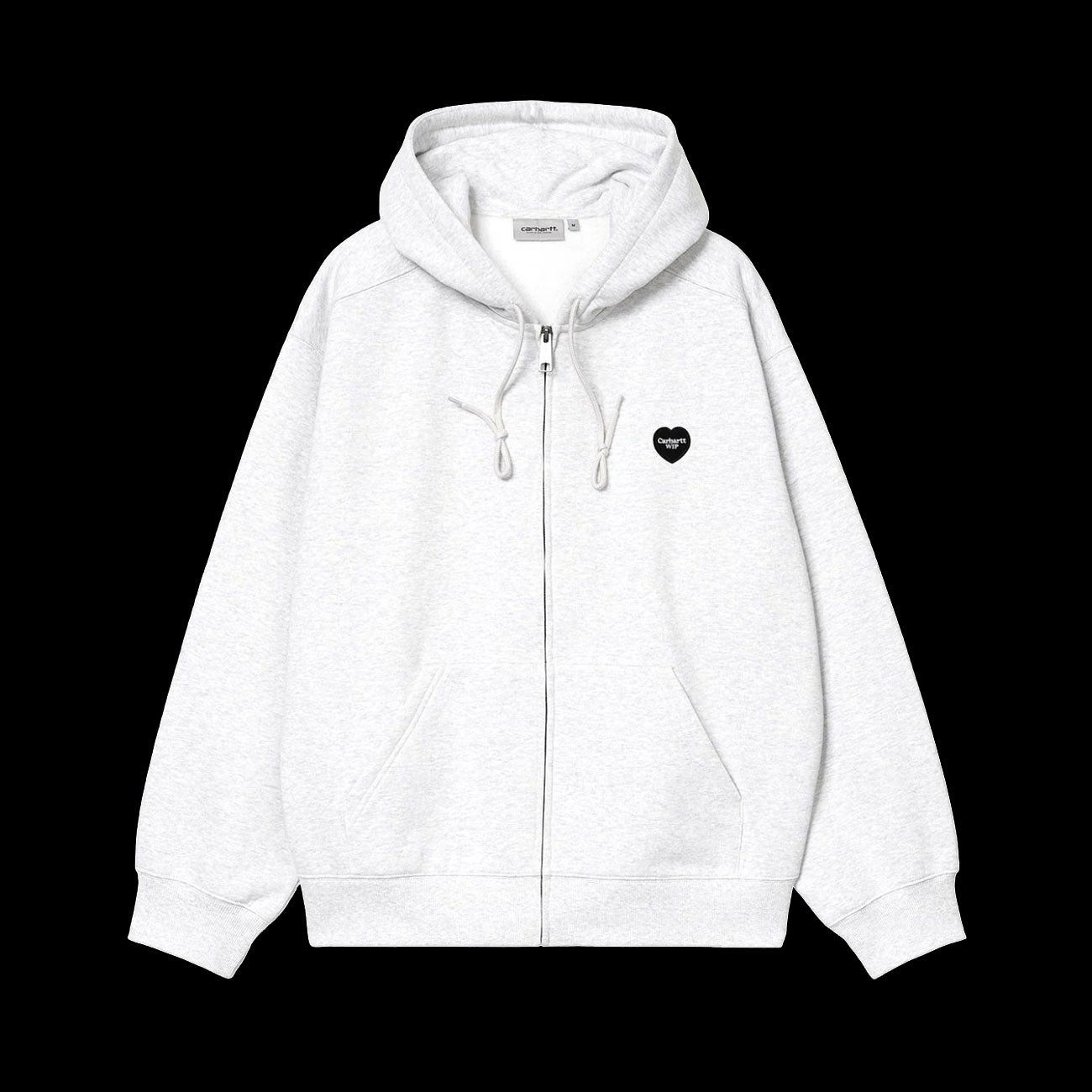 Carhartt WIP Heart II Hartt Zip Hoodie (Ash Heather) – Two 18