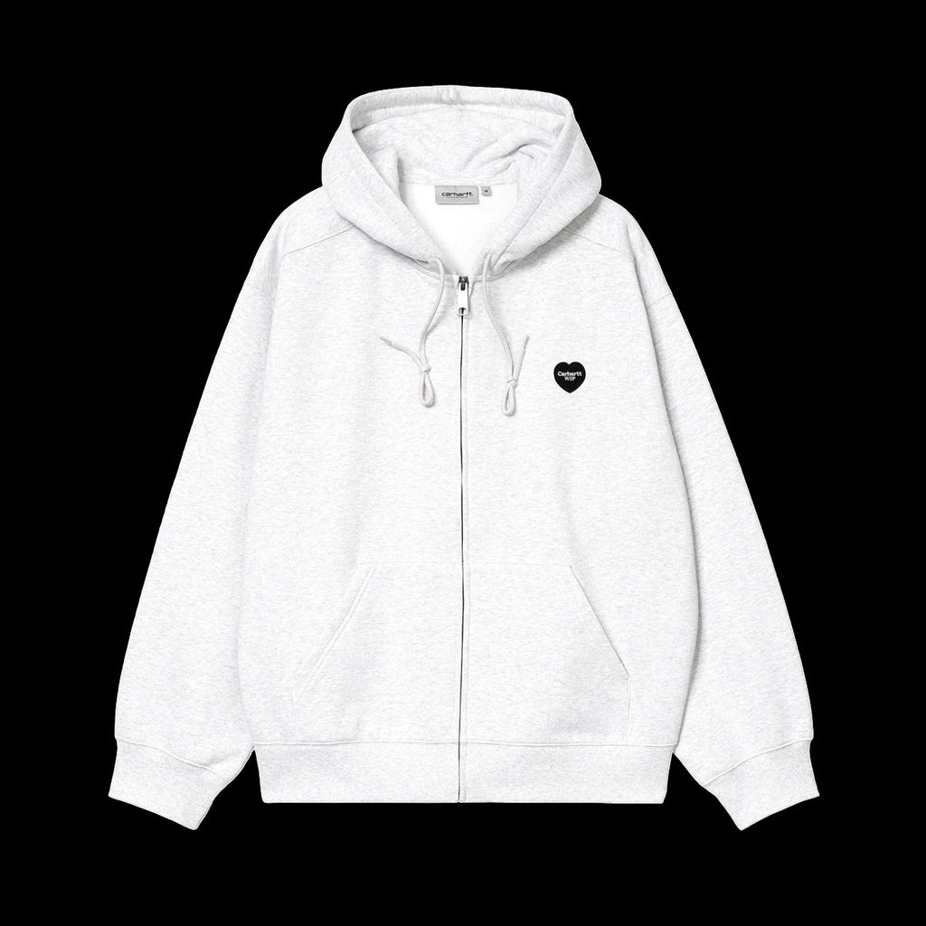Carhartt WIP Heart II Hartt Zip Hoodie (Ash Heather) – Two 18