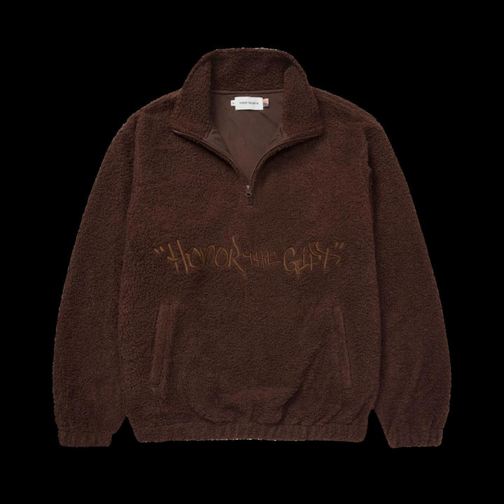 Honor The Gift Sherpa Pullover (Brown)